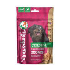 HEMP & TAILS BROAD SPECTRUM CBD DOG TREATS / Chicken Bites - Digestive